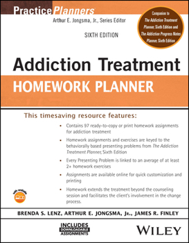 Paperback Addiction Treatment Homework Planner Book