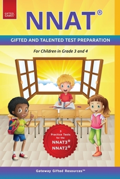 Paperback NNAT Test Prep Grade 3 and Grade 4 Level D Book