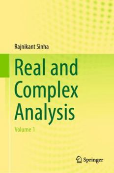Hardcover Real and Complex Analysis: Volume 1 Book