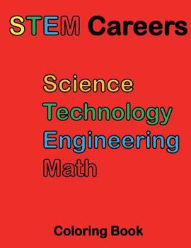 Paperback STEM Careers Coloring Book