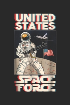 United States Space Force: United States Space Force Journal/Notebook Blank Lined Ruled 6x9 100 Pages