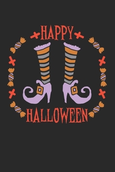 Paperback Happy Halloween: Calendar, weekly planner, diary, notebook, book 105 pages in softcover. One week on one double page. For all appointme Book