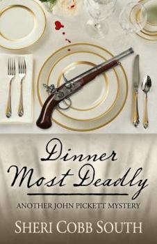 Hardcover Dinner Most Deadly [Large Print] Book