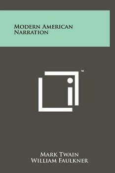 Hardcover Modern American Narration Book