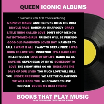 Paperback Queen Iconic Albums: Scan & Play Queen songs and videos Book