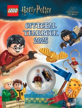 Hardcover Legoâ(r) Harry Potterâ"[ Official Yearbook 2025 (with Harry Potter Minifigure, Broomstick and Golden Snitchâ"[) Book