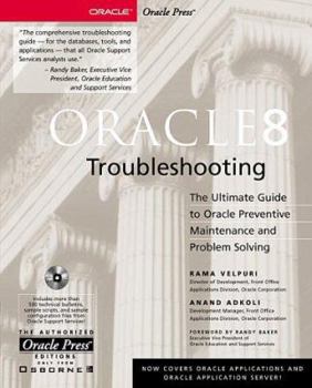 Paperback Oracle8 Troubleshooting [With *] Book