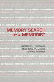 Paperback Memory Search By A Memorist Book