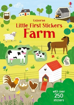 Paperback Little First Stickers Farm Book