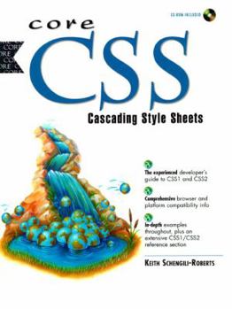 Paperback Core CSS: Cascading Style Sheets [With CDROM] Book