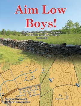 Paperback Aim Low Boys!: Regimental Wargame Scenarios in the Shenandoah Valley: 1862-1864 Book