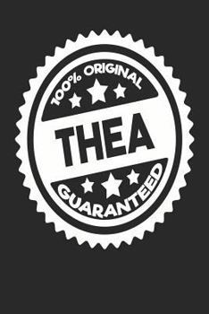 Paperback 100% Original Thea Guaranteed: Password Logbook for Thea Book