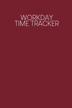 Paperback Workday Time Tracker: Weekly timesheets to complete for 2 years - Design: Red Book