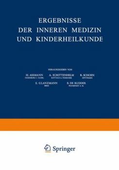 Paperback Ergebnisse Der Inneren Medizin Und Kinderheilkunde: Neue Folge [German] Book