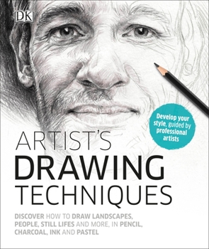 Hardcover Artist's Drawing Techniques Book
