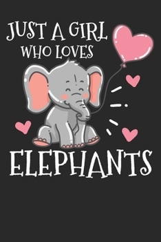 Paperback Notebook: Elephants Dot Grid 6x9 120 Pages Book