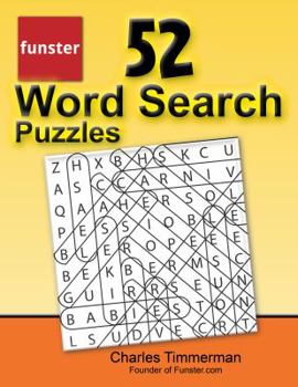 Paperback Funster 52 Word Search Puzzles: Large-print brain games for adults and kids Book