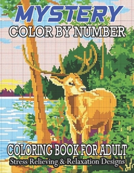 Paperback MyStery Color By Number: Color By Number & Discover the Magic Book