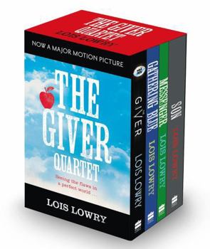 The Giver Quartet Boxed Set by Lois Lowry – The Giver, Gathering Blue, Messenger & Son (Classic Dystopian Science Fiction Fantasy Series for Kids & Teens)