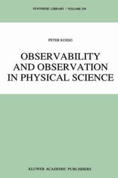 Hardcover Observability and Observation in Physical Science Book