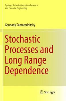 Paperback Stochastic Processes and Long Range Dependence Book