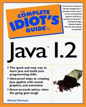 Paperback The Complete Idiot's Guide to Java 1.2 Book