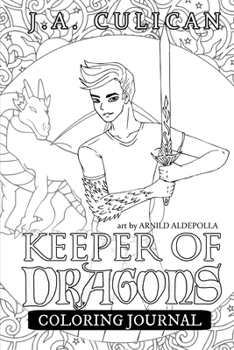 Paperback Keeper of Dragon: Coloring Journal Book