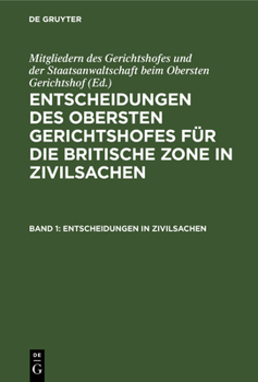 Hardcover Entscheidungen in Zivilsachen [German] Book