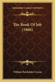 Paperback The Book Of Job (1866) Book