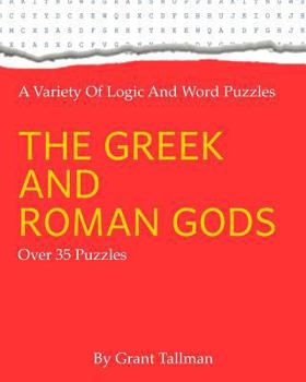 Paperback The Greek and Roman Gods: Puzzles Book