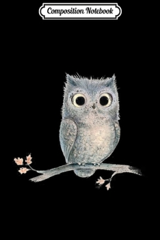 Composition Notebook: Magic Trendy Cute & Vintage Woodland Owl Art & Gift Journal/Notebook Blank Lined Ruled 6x9 100 Pages