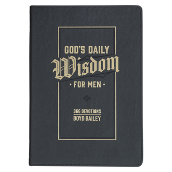 Imitation Leather God's Daily Wisdom for Men: 366 Devotions Book
