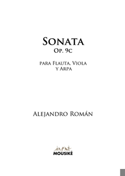 Paperback Sonata para flauta, viola y arpa, Op. 9c [Spanish] Book