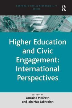 Hardcover Higher Education and Civic Engagement: International Perspectives Book