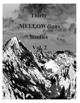 Paperback Thirty MELLOW-dious Studies, Vol. 2-Bass Clef Book