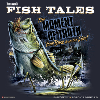 Calendar Buck Wear's Fishing Tales 2020 Wall Calendar Book