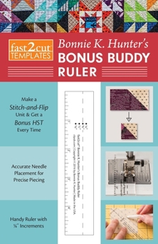 Misc. Supplies Fast2cut Bonnie K. Hunter's Bonus Buddy Ruler Book