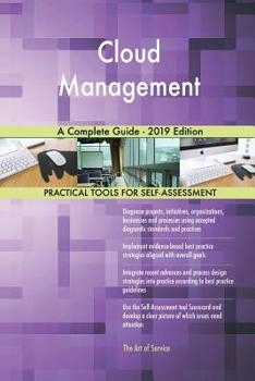 Paperback Cloud Management A Complete Guide - 2019 Edition Book