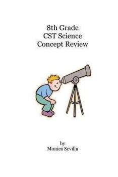 Paperback 8th Grade CST Science Concept Review Book