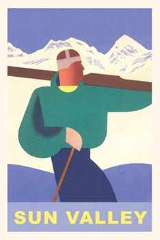 Paperback Vintage Journal Skier, Sun Valley, Idaho Book