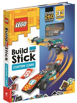 Hardcover LEGO® Build and Stick: Custom Cars Book