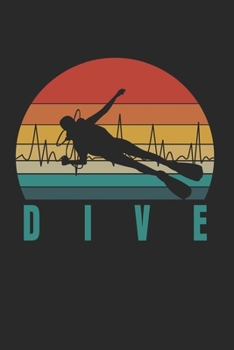 Paperback Dive: Notebook/Diary/Organizer/120 checked pages/ 6x9 inch Book