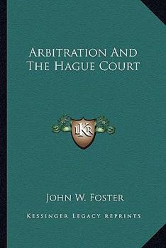Paperback Arbitration And The Hague Court Book