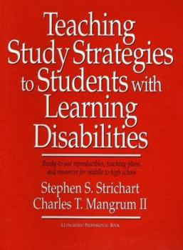 Hardcover Teaching Study Strategies to Students with Learning Disabilities Book