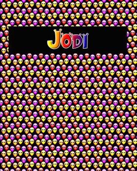 Paperback 120 Page Handwriting Practice Book with Colorful Alien Cover Jodi: Primary Grades Handwriting Book