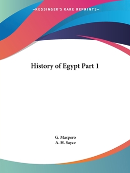 Paperback History of Egypt Part 1 Book