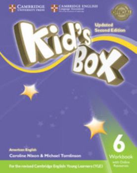 Paperback Kid's Box Level 6 Workbook with Online Resources American English Book