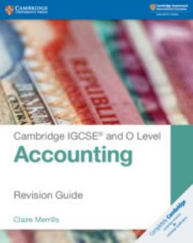 Paperback Cambridge Igcse(r) and O Level Accounting Revision Guide Book