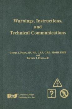 Hardcover Warnings, Instructions, and Technical Communications Book