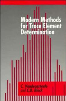 Paperback Modern Methods for Trace Element Determination Book